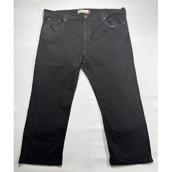 Levi's 569 Men's Loose Straight Fit Black Denim Jeans - Size 44x30 (45x28.5) - Picture 1 of 5